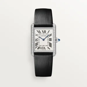 Cartier Tank Must Watch Diamond Large Model 33.7 mm W4TA0017
