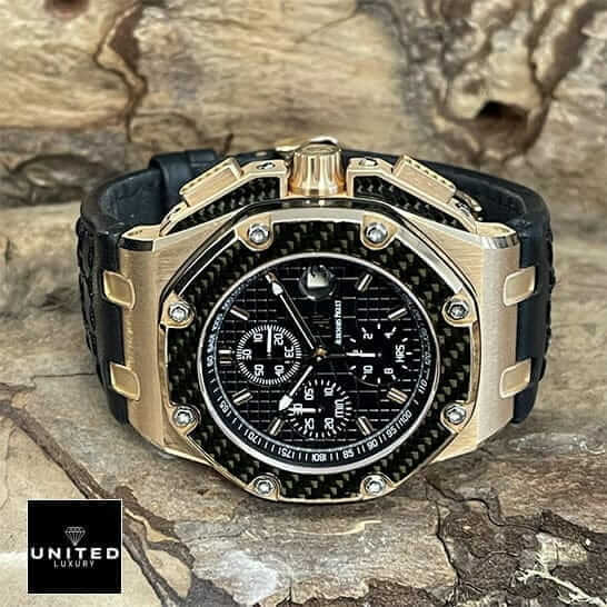 AP Montoya Replica 6 Ap Montaya Gold Case Black Bezel Replica