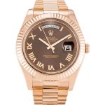 Replica Rolex Day-Date II 41mm Chocolate Dial 218235