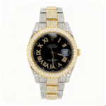40MM Custom Full-Diamond Day-Date